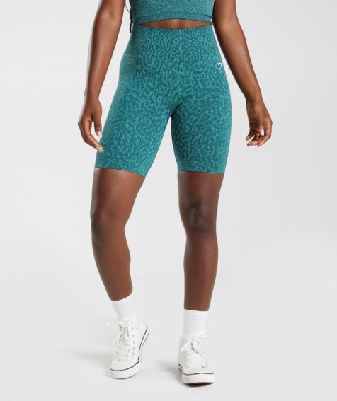 Gymshark Adapt Animal Seamless Cycling Shorts Dam Turkos | SE-01789W