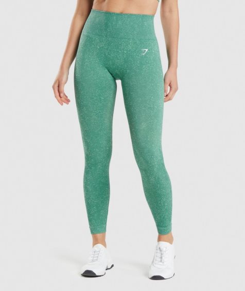 Gymshark Adapt Fleck Seamless Leggings Dam Gröna | SE-08534I