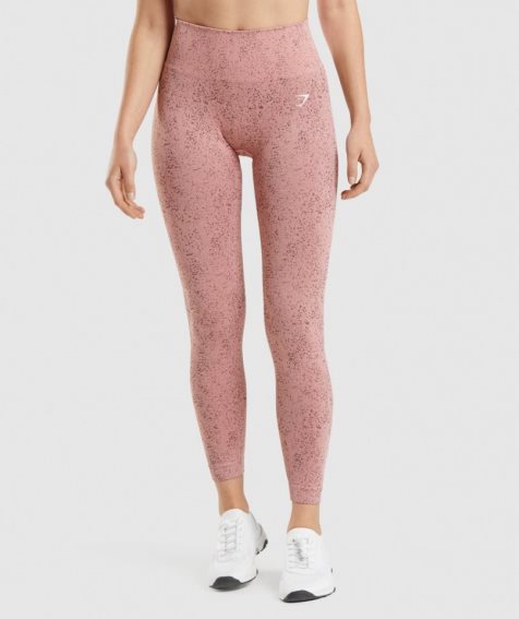 Gymshark Adapt Fleck Seamless Leggings Dam Rosa | SE-76942I