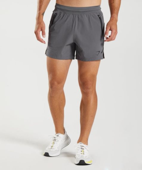 Gymshark Apex 5" Perform Shorts Herr Grå | SE-72318C