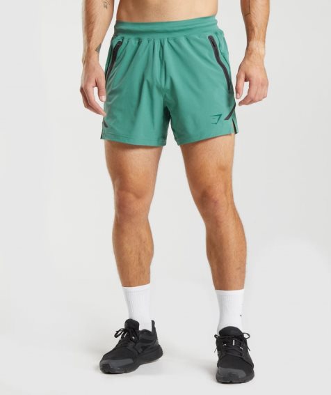 Gymshark Apex 5" Perform Shorts Herr Gröna | SE-63491G