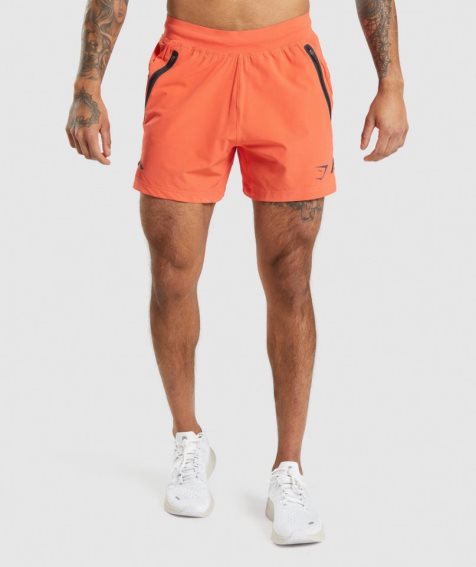 Gymshark Apex 5" Perform Shorts Herr Orange | SE-75302X