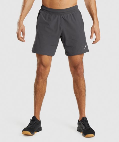 Gymshark Apex 8" Function Shorts Herr Mörkgrå | SE-17368M