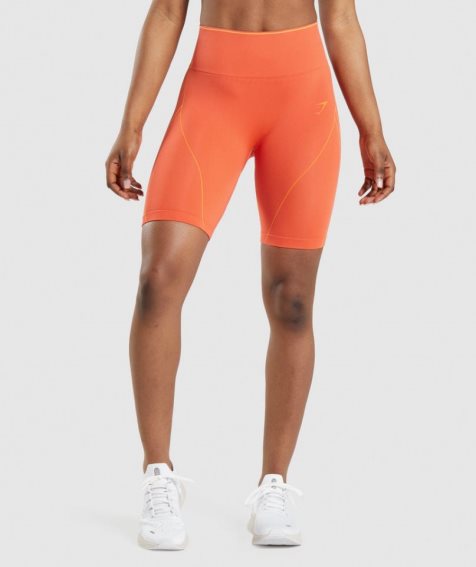 Gymshark Apex Seamless High Rise Shorts Dam Orange | SE-16849Z