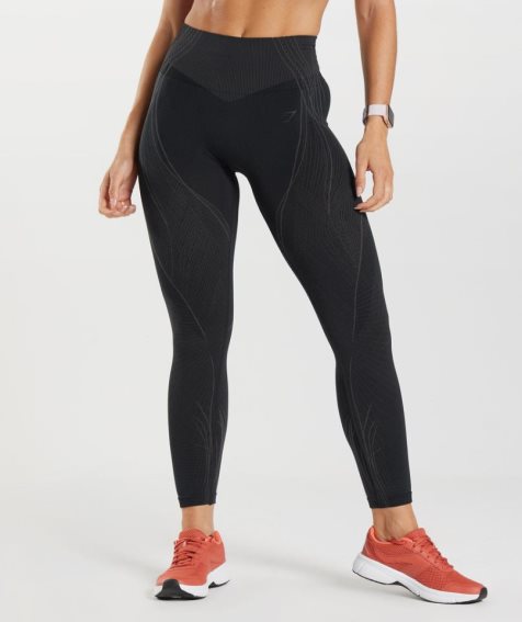 Gymshark Apex Seamless Leggings Dam Svarta | SE-15946T