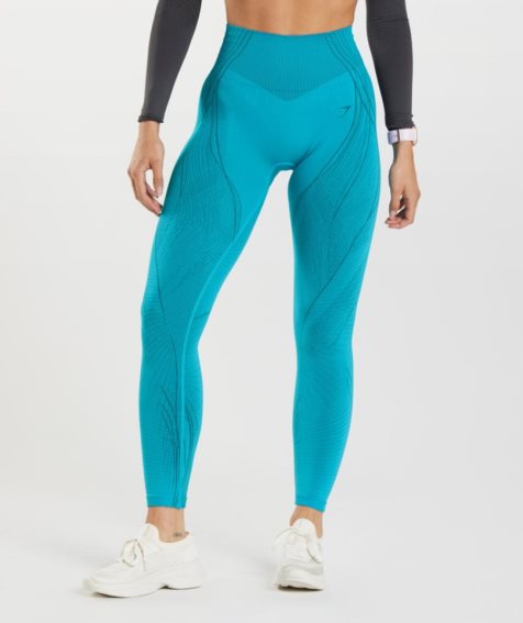 Gymshark Apex Seamless Leggings Dam Turkos | SE-32094W