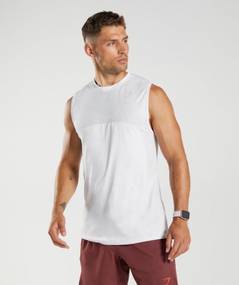 Gymshark Apex Seamless Linnen Herr Vita | SE-40623G