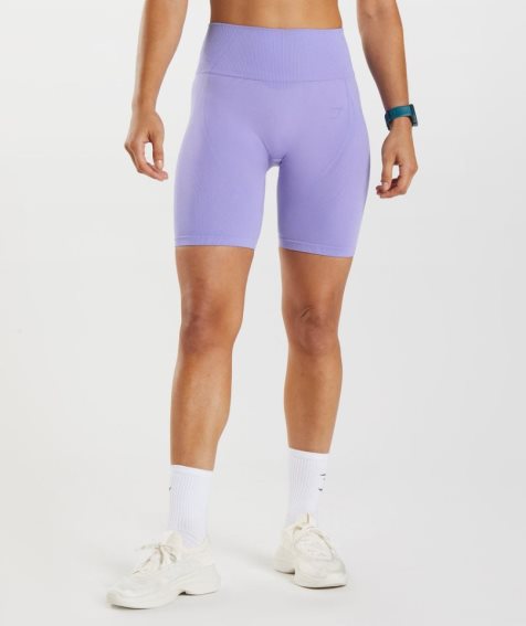 Gymshark Apex Seamless Shorts Dam Lila | SE-64529J