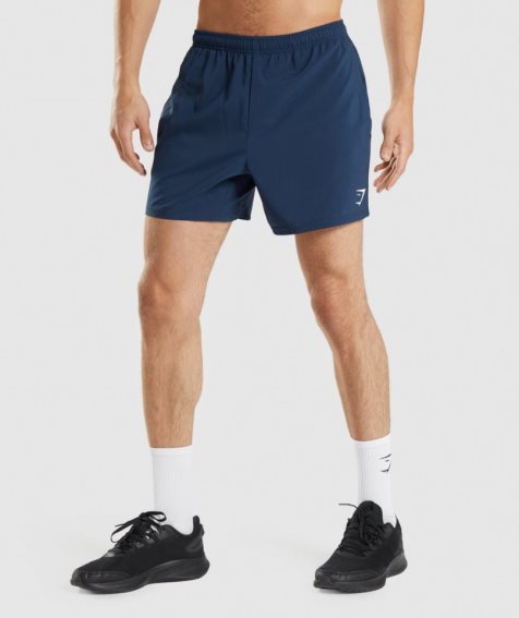 Gymshark Arrival 5" Shorts Herr Marinblå | SE-07135Z