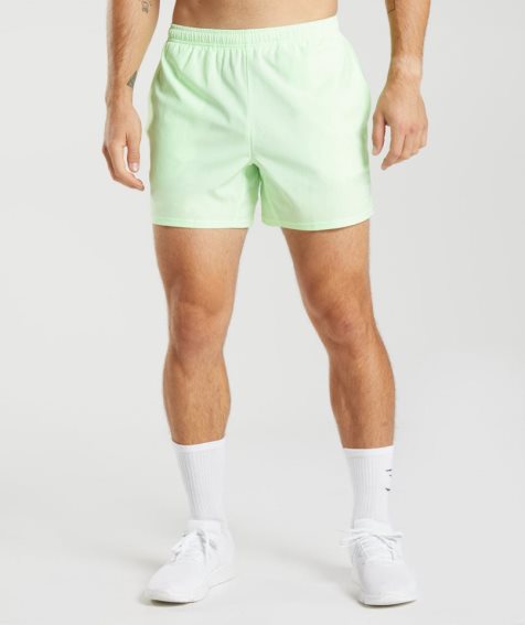 Gymshark Arrival 5" Shorts Herr Mintgröna | SE-72963E