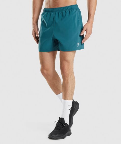 Gymshark Arrival 5" Shorts Herr Turkos | SE-06341D