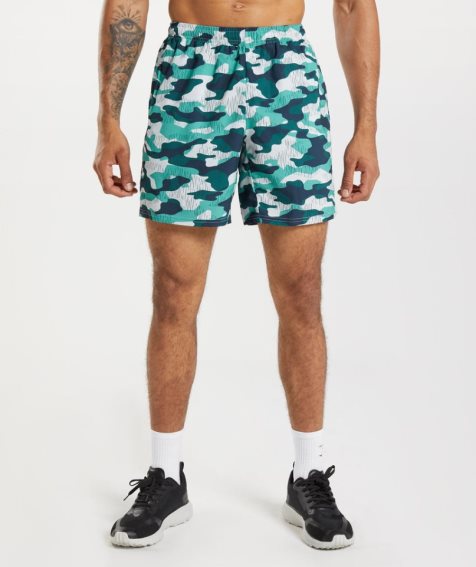 Gymshark Arrival 7" Shorts Herr Camo | SE-32719F