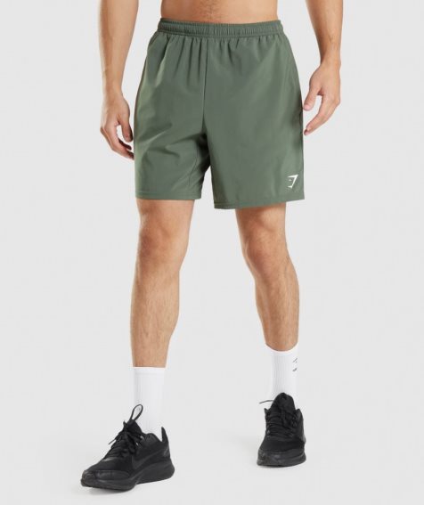 Gymshark Arrival 7" Shorts Herr Gröna | SE-49732M