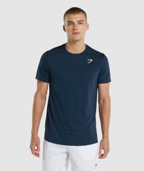 Gymshark Arrival Regular Fit T-shirt Herr Marinblå | SE-70896G