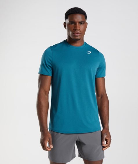 Gymshark Arrival T-shirt Herr Blå | SE-18902X