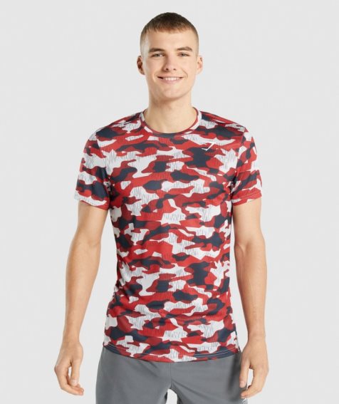 Gymshark Arrival T-shirt Herr Camo | SE-76830Y