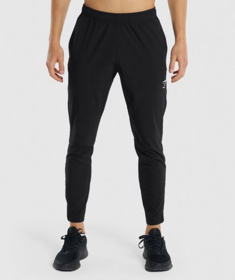 Gymshark Arrival Woven Mjukisbyxor Herr Svarta | SE-48017T