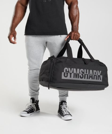 Gymshark Bold Gym Sportväska Svarta | SE-51627S