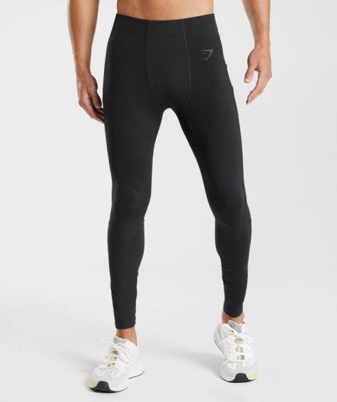 Gymshark Control Baselayer Leggings Herr Svarta | SE-26534B