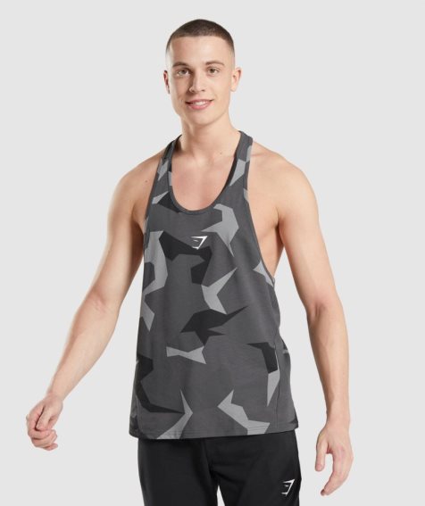 Gymshark Critical Stringer Linnen Herr Camo | SE-90721Y