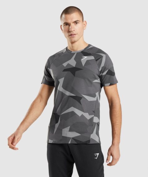 Gymshark Critical T-shirt Herr Camo | SE-17803M