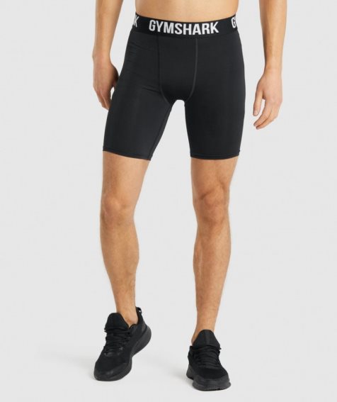 Gymshark Element Baselayer Shorts Herr Svarta | SE-83965J