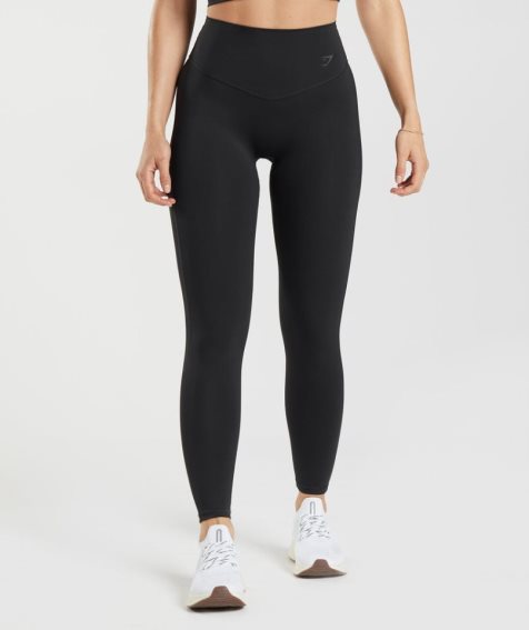 Gymshark Elevate Leggings Dam Svarta | SE-42095D