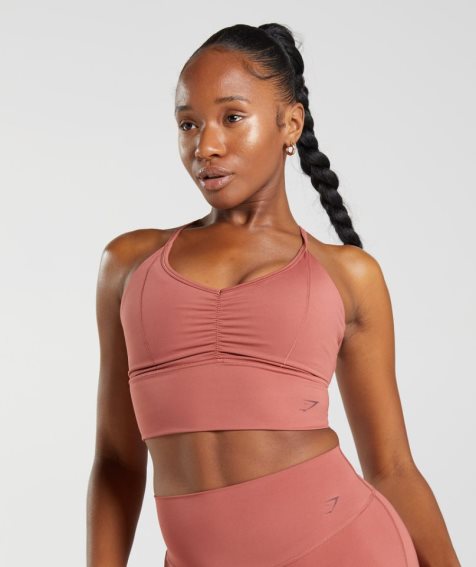 Gymshark Elevate Longline Sport Bh Dam Rosa | SE-75140R