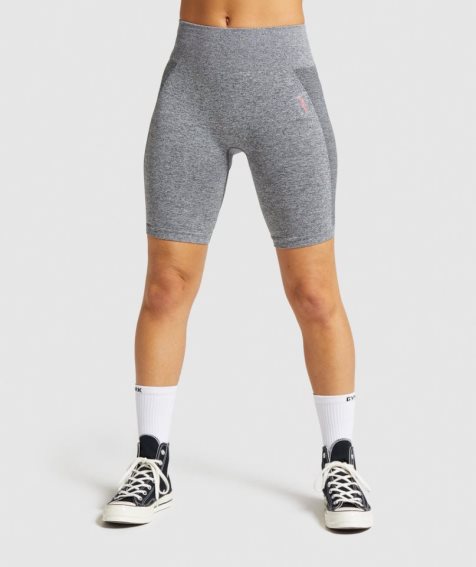 Gymshark Flex Cycling Shorts Dam Grå | SE-91605W