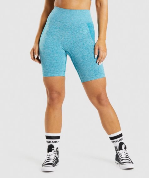 Gymshark Flex Cycling Shorts Dam Turkos | SE-36274C