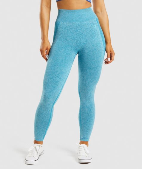 Gymshark Flex High Waisted Leggings Dam Blå | SE-21935I