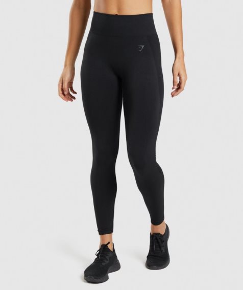 Gymshark Flex High Waisted Leggings Dam Svarta | SE-39078W