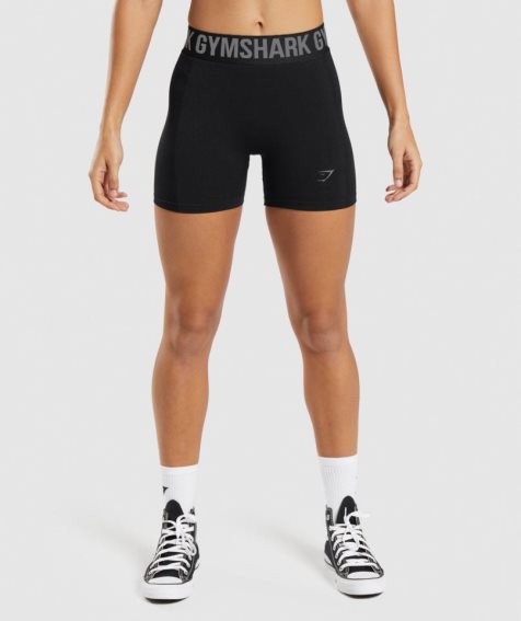 Gymshark Flex Shorts Dam Svarta | SE-19063M