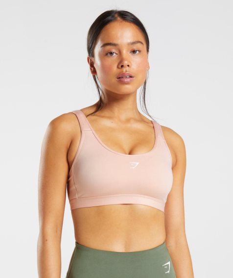 Gymshark Fraction Sport Bh Dam Rosa | SE-52170V