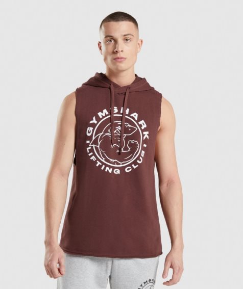 Gymshark Legacy Drop Arm Hoodie Herr Bruna | SE-59410P