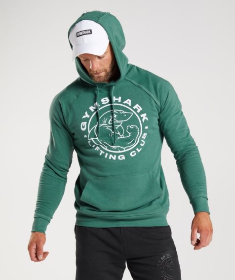 Gymshark Legacy Hoodie Herr Gröna | SE-04615T