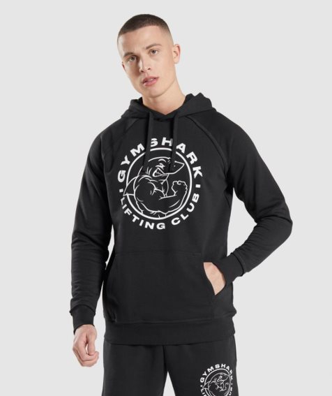 Gymshark Legacy Hoodie Herr Svarta | SE-93581J