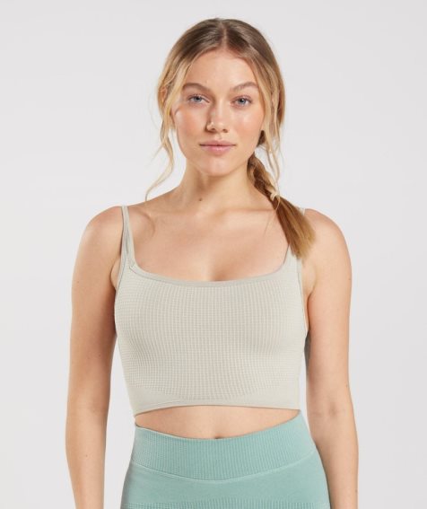 Gymshark Pause Seamless Bralette Sport Bh Dam Grå | SE-95401O