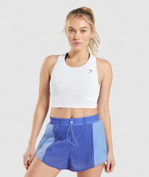 Gymshark Pulse Crop Linnen Dam Vita | SE-36159B