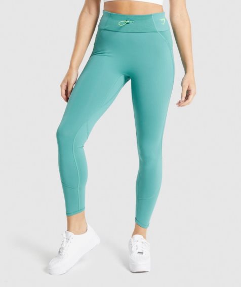 Gymshark Pulse Leggings Dam Turkos | SE-86971S