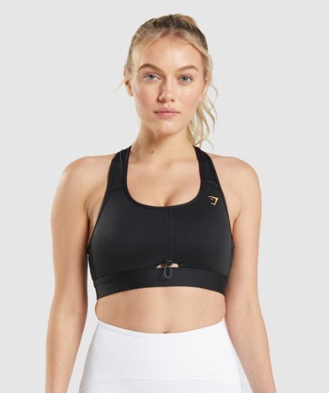 Gymshark Pulse Sport Bh Dam Svarta | SE-38594S