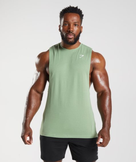 Gymshark React Drop Arm Linnen Herr Mintgröna | SE-47192O