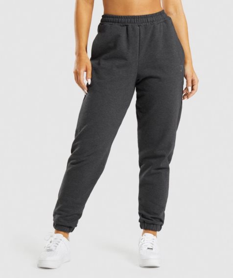 Gymshark Rest Day Sweats Mjukisbyxor Dam Svarta | SE-82719X