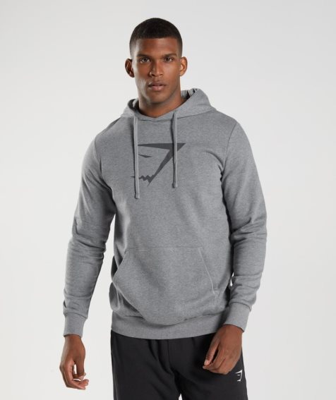 Gymshark Sharkhead Infill Hoodie Herr Grå | SE-37850H