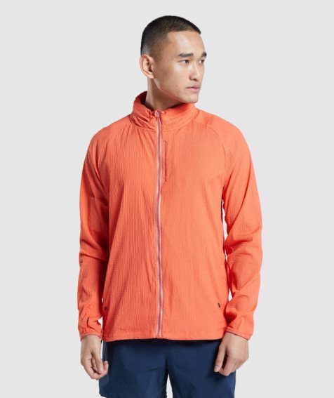 Gymshark Speed Evolve Vindjacka Herr Orange | SE-43650K