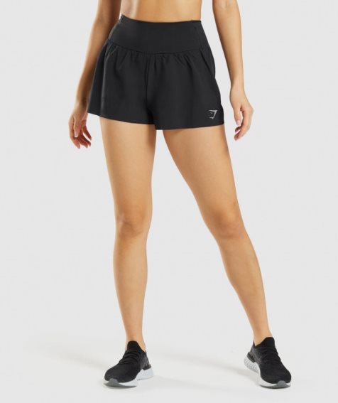 Gymshark Speed Shorts Dam Svarta | SE-23567M