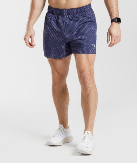 Gymshark Sport 5" Shorts Herr Lila | SE-31609T