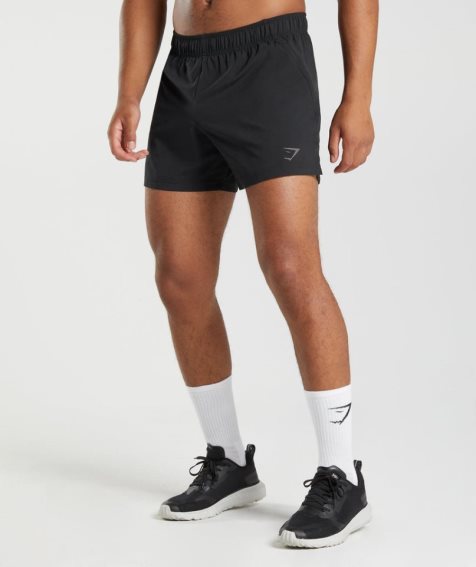 Gymshark Sport 5" Shorts Herr Svarta | SE-97528P