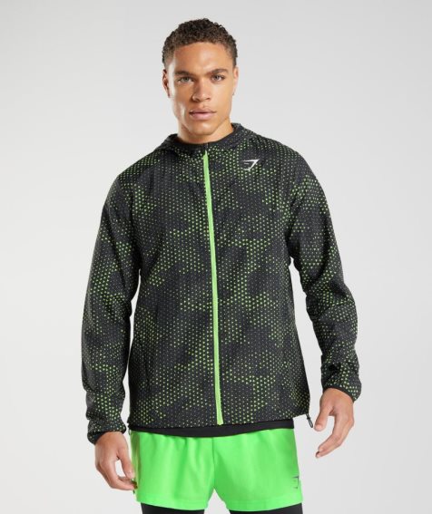 Gymshark Sport Vindjacka Herr Svarta | SE-64873N