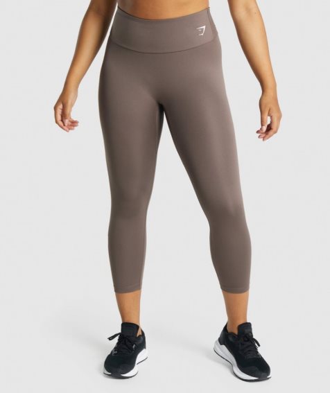 Gymshark Tränings 7/8 Leggings Dam Bruna | SE-50874F